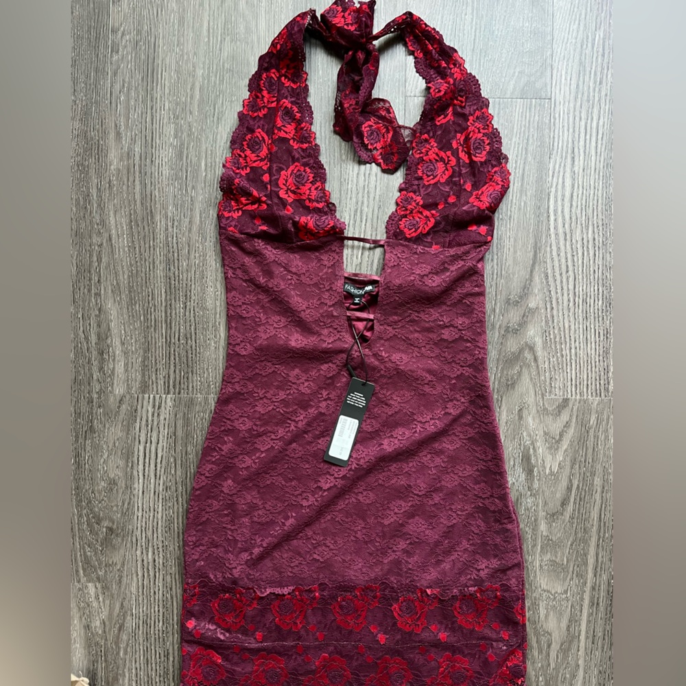 🥀NWT SEXY FASHION NOVA LACE DRESS